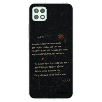 Picasee Samsung Galaxy A22 A226B 5G Hülle - Transparentes Silikon - POET