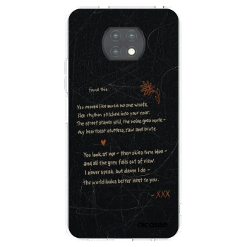 Picasee Xiaomi Redmi Note 9T Hülle - Transparentes Silikon - POET
