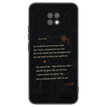 Picasee Xiaomi Redmi Note 9T Hülle - Schwarzes Silikon - POET