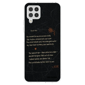 Picasee Samsung Galaxy A22 A225F 4G Hülle - Transparentes Silikon - POET
