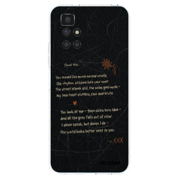Picasee Xiaomi Redmi 10 Hülle - Transparentes Silikon - POET