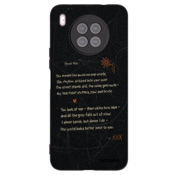 Picasee Huawei Nova 8i Hülle - Schwarzes Silikon - POET