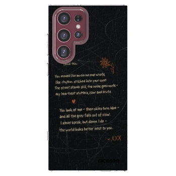 Picasee Samsung Galaxy S22 Ultra 5G Hülle - Transparentes Silikon - POET