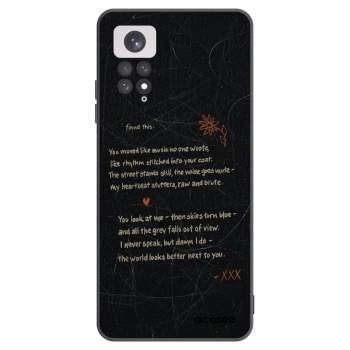 Picasee Xiaomi Redmi Note 11 Hülle - Schwarzes Silikon - POET