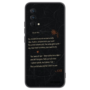 Picasee Realme GT Master Edition 5G Hülle - Schwarzes Silikon - POET