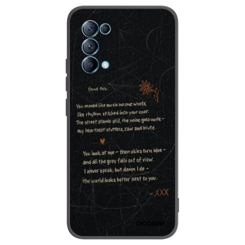 Picasee OPPO Reno 5 5G Hülle - Schwarzes Silikon - POET