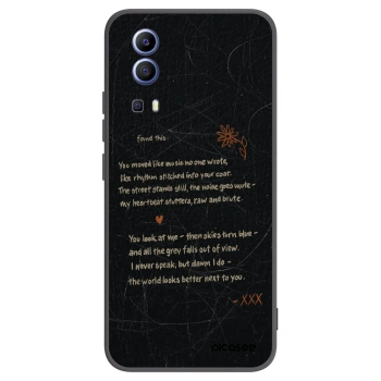 Picasee Vivo Y52 5G Hülle - Schwarzes Silikon - POET