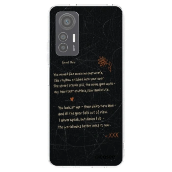 Picasee Xiaomi 12 Lite Hülle - Transparentes Silikon - POET