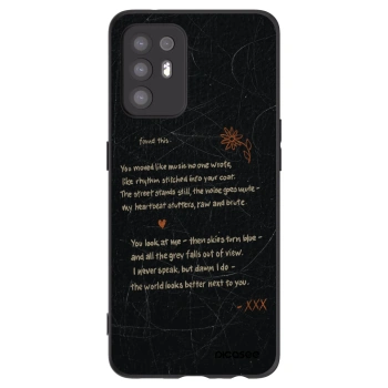 Picasee OPPO A94 5G Hülle - Schwarzes Silikon - POET