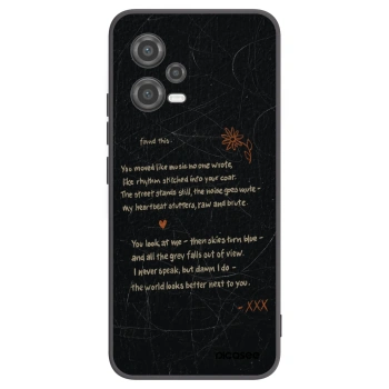Picasee Xiaomi Poco X5 Hülle - Schwarzes Silikon - POET