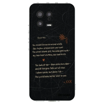 Picasee Xiaomi 13 Hülle - Transparentes Silikon - POET