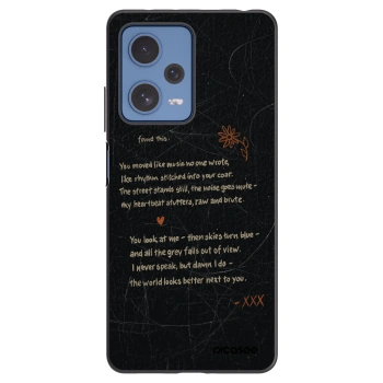 Picasee Xiaomi Redmi Note 12 Pro 5G Hülle - Schwarzes Silikon - POET