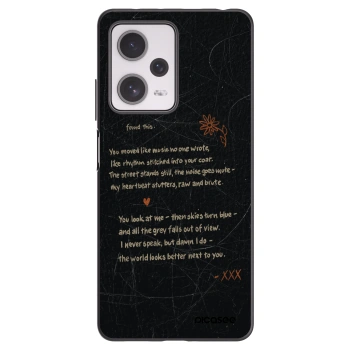 Picasee Xiaomi Redmi Note 12 Pro+ 5G Hülle - Schwarzes Silikon - POET