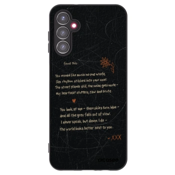 Picasee Samsung Galaxy A14 5G A146P Hülle - Schwarzes Silikon - POET