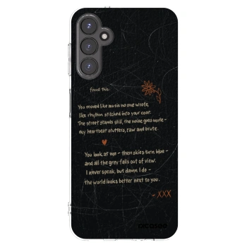 Picasee Samsung Galaxy A14 5G A146P Hülle - Transparentes Silikon - POET