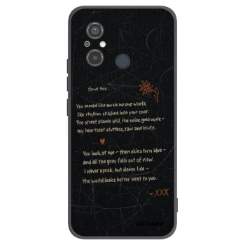 Picasee Xiaomi Redmi 12C Hülle - Schwarzes Silikon - POET