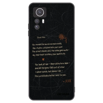 Picasee Xiaomi Redmi Note 12S Hülle - Schwarzes Silikon - POET
