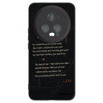 Picasee Honor Magic5 Pro Hülle - Schwarzes Silikon - POET