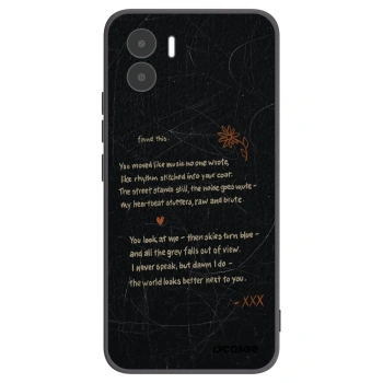 Picasee Xiaomi Redmi A2 Hülle - Schwarzes Silikon - POET