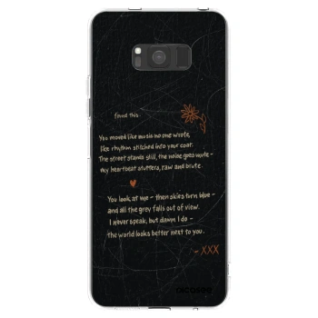 Picasee Samsung Galaxy S8 G950F Hülle - Transparentes Silikon - POET