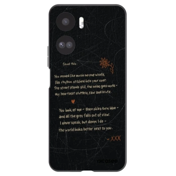 Picasee Honor 90 Lite 5G Hülle - Schwarzes Silikon - POET