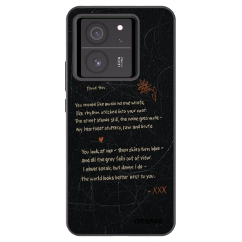 Picasee Xiaomi 13T Hülle - Schwarzes Silikon - POET