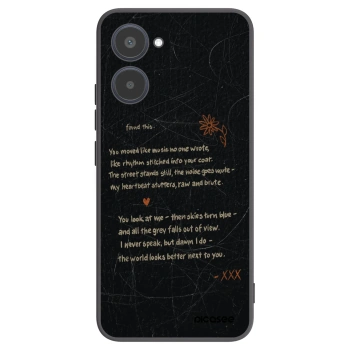 Picasee Realme 10 4G Hülle - Schwarzes Silikon - POET