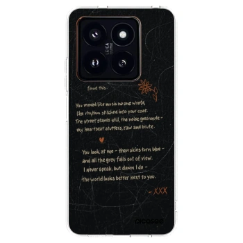Picasee Xiaomi 14 Pro Hülle - Transparentes Silikon - POET