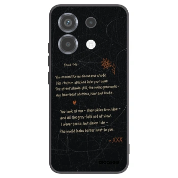 Picasee Xiaomi Poco X6 Hülle - Schwarzes Silikon - POET