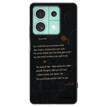 Picasee Xiaomi Redmi Note 13 5G Hülle - Schwarzes Silikon - POET