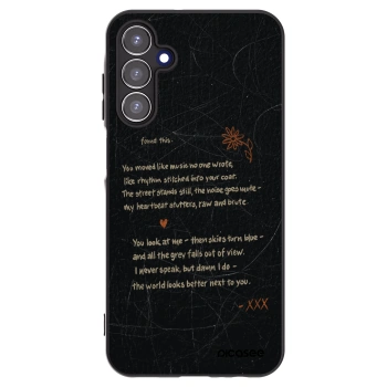 Picasee Samsung Galaxy A15 A155F 4G Hülle - Schwarzes Silikon - POET