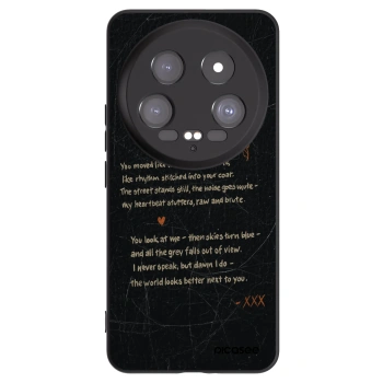 Picasee Xiaomi 14 Ultra Hülle - Schwarzes Silikon - POET