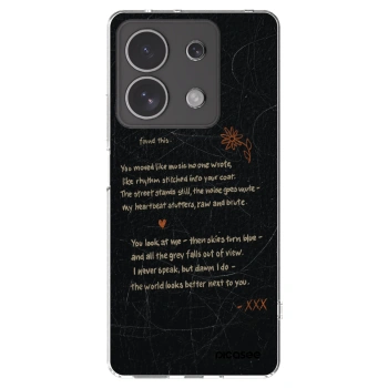 Picasee Xiaomi Redmi Note 13 4G Hülle - Transparentes Silikon - POET