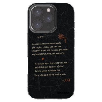 Picasee Apple iPhone 16 Pro Hülle - Transparentes Silikon - POET