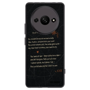 Picasee Xiaomi Redmi A3 Hülle - Schwarzes Silikon - POET