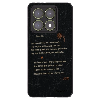 Picasee Xiaomi 14T Hülle - Schwarzes Silikon - POET