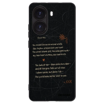 Picasee Xiaomi Poco X7 Pro 5G Hülle - Schwarzes Silikon - POET