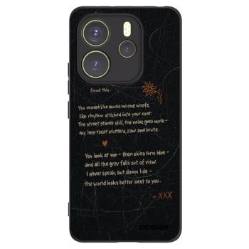 Picasee Xiaomi Redmi Note 14 4G Hülle - Schwarzes Silikon - POET