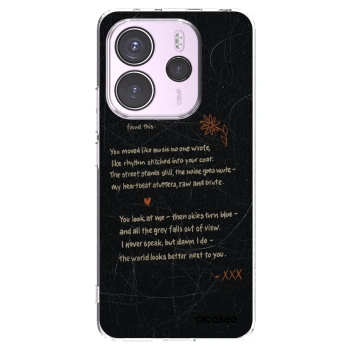 Picasee Xiaomi Redmi Note 14 4G Hülle - Transparentes Silikon - POET