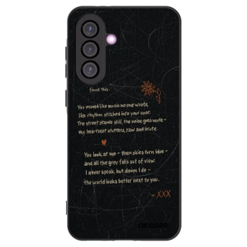 Picasee Samsung Galaxy A56 5G A566B Hülle - Schwarzes Silikon - POET