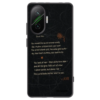 Picasee Xiaomi Poco F7 5G Hülle - Schwarzes Silikon - POET