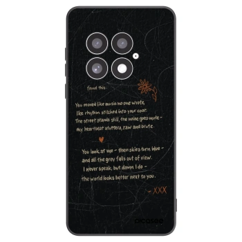 Picasee OnePlus 13 5G Hülle - Schwarzes Silikon - POET