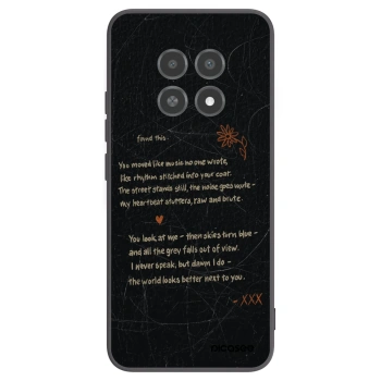 Picasee Realme 12X Hülle - Schwarzes Silikon - POET