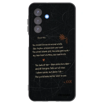 Picasee Samsung Galaxy A17 5G Hülle - Schwarzes Silikon - POET