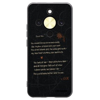 Picasee Honor Magic8 Lite 5G Hülle - Schwarzes Silikon - POET