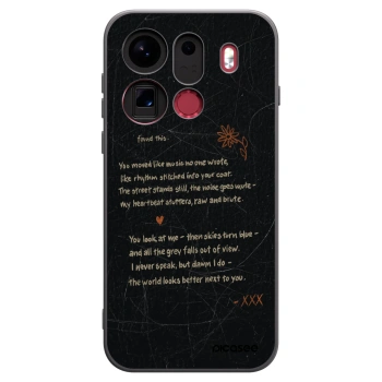 Picasee OPPO Find X9 Pro Hülle - Schwarzes Silikon - POET