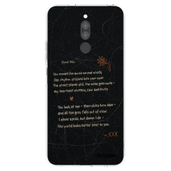 Picasee Xiaomi Redmi 8 Hülle - Transparentes Silikon - POET