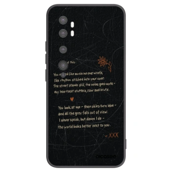 Picasee Xiaomi Mi Note 10 (Pro) Hülle - Schwarzes Silikon - POET
