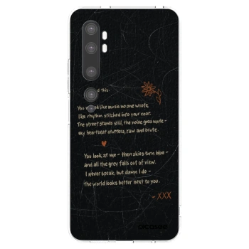 Picasee Xiaomi Mi Note 10 (Pro) Hülle - Transparentes Silikon - POET