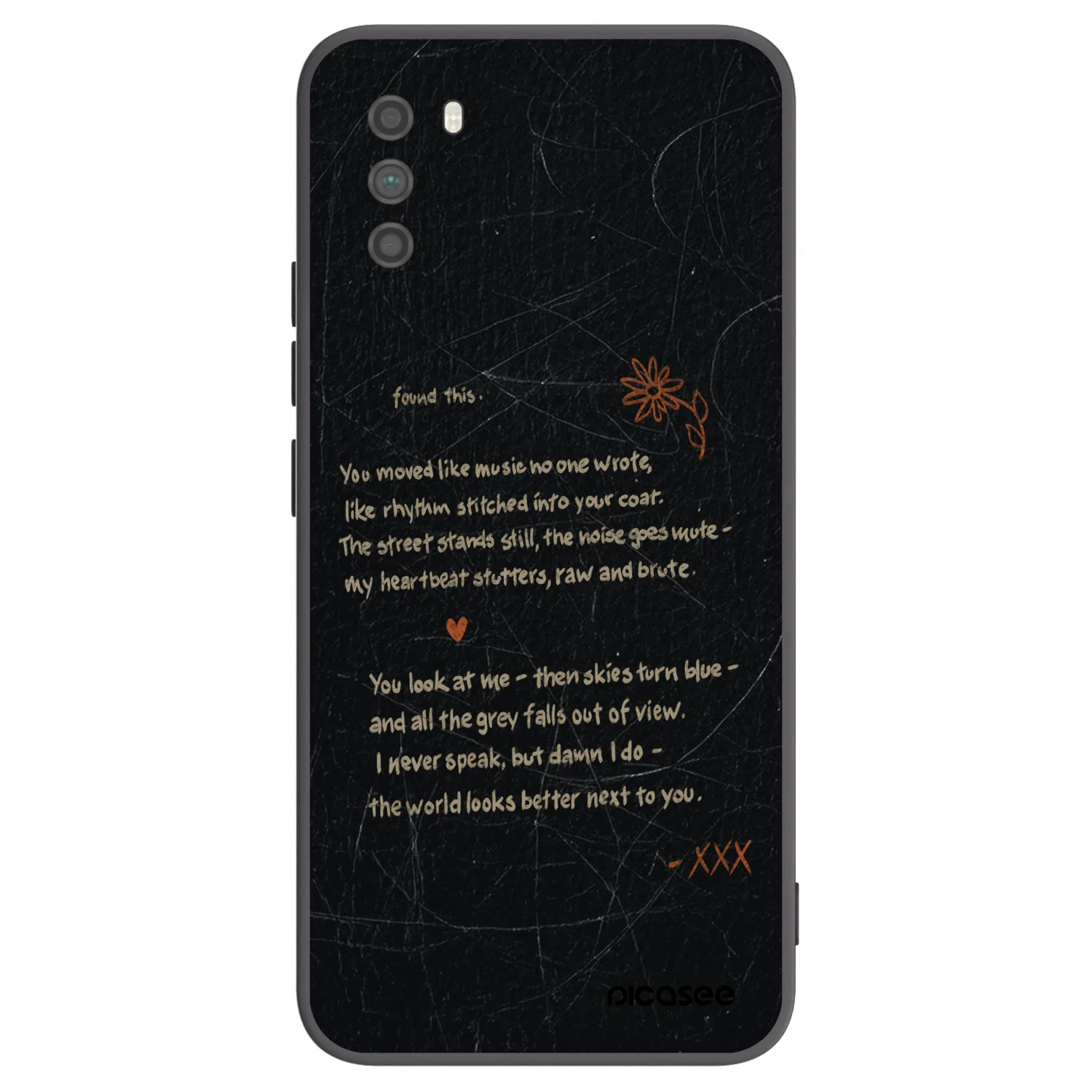 Picasee Xiaomi Poco M3 Hülle - Schwarzes Silikon - POET